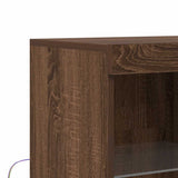 Sideboard Brown Oak 81x37x100 cm Engineered Wood 3318623