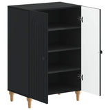 Shoe Cabinet ALKMAAR 59.5 x 39.5 x 90 cm Engineered Wood Black 896206