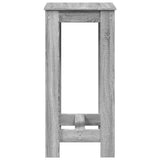 Bar Table Grey Sonoma 51x50x103.5 cm Engineered Wood 854405