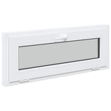 Basement Window RISOR 100x40 cm Tilt 3 Glazing White 4108380
