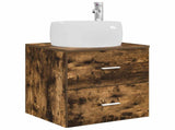 Bathroom Furniture Set 3 pcs Smoked Oak 49.5 x 44.5 x 66 cm 3405935