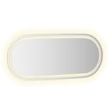 LED Bathroom Mirror 90x40 cm Oval 353286
