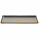Stair Mats 15 pcs 65x21x4 cm Black Rectangular Edge 134576