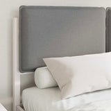 Bed Frame with Upholstered Headboard Light Grey 150 x 200 cm 3398123