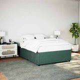 Bed Frame without Mattress Dark Green 140x200 cm Velvet 3285015