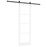 Sliding Door Manual ORKDAL White 78 x 232 cm Wood and metal 3332472