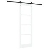 Sliding Door Manual ORKDAL White 78 x 232 cm Wood and metal 3332472