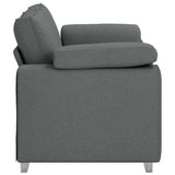 Sofa Dark Grey 160 x 77 x 82 cm Fabric 4105218