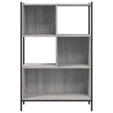 Bookcase Grey Sonoma 72x28x109 cm Engineered Wood 838886