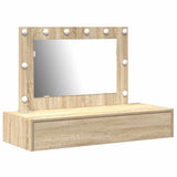 Dressing Table Brown 100 x 40 x 70 cm Engineered Wood 865237