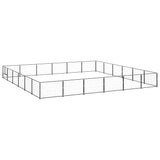 Dog Kennel Black 36 m Steel 3082169