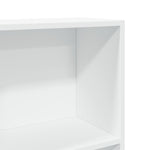 ZNTS Bookcase White 60x24x143 cm Engineered Wood 857812