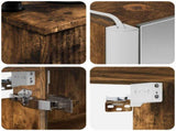Bathroom Furniture Set 6 pcs Smoked Oak 3407139