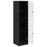 Highboard Black Oak 35 x 37 x 142 cm Engineered Wood 882903