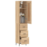 Highboard Sonoma Oak 34.5x34x180 cm Engineered Wood 3200212