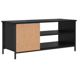 TV Cabinet Black Oak 100 x 40 x 45 cm Engineered Wood 879479
