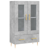 Highboard Concrete Grey 69.5x31x115 cm Engineered Wood 828288