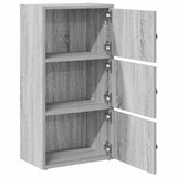 Bookcase Grey Sonoma 40x24x77 cm Engineered Wood 860369