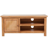 TV Cabinet 103x36x46 cm Solid Oak Wood 241679