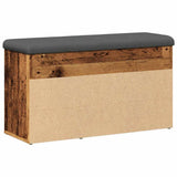 Shoe Bench Old Wood 82x32x45.5 cm Engineered Wood 857627