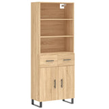 Highboard Sonoma Oak 69.5x34x180 cm Engineered Wood 3200540