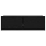 TV Cabinet Black Oak 80x31x25.5 cm Engineered Wood 861510