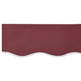 Awning Replacement Fabric Burgundy Red 280 x 195 cm Polyester 42000443