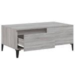 ZNTS Coffee Table Grey Sonoma 90x50x36.5 cm Engineered Wood 821122