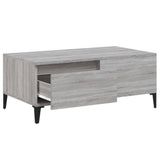 ZNTS Coffee Table Grey Sonoma 90x50x36.5 cm Engineered Wood 821122