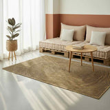 Area Rugs Black 140 x 200 cm Jute 42010743