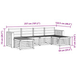 Sofa Sets 6 pcs Natural Solid Acacia Wood 3375254