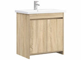 Bathroom Furniture Set Sonoma Oak 81 x 40 x 84.5 cm 3404284