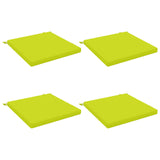 4-Piece Seat Cushions SOEST 4 pcs 100% Polyester Bright Green 944846