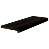 Stair Treads 16 pcs Brown Black 70x25x2 cm Solid Wood Oak 3283049