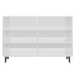 Sideboard High Gloss White 103.5x35x70 cm Engineered Wood 806046