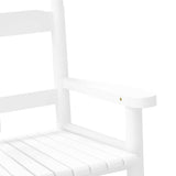 Rocking Chair for Children White Solid Wood Poplar 4008881