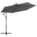 Cantilever Garden Parasol with Aluminium Pole 300 cm Anthracite 44509
