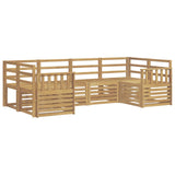 Outdoor Sofa Set 6 pcs White 245 x 128.5 x 73 cm 3392384