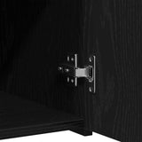 Sideboard with Drawer Black Oak 50 x 42.5 x 93 cm 868761