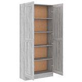 Book Cabinet Grey Sonoma 82.5x30.5x185.5 cm Engineered Wood 815115