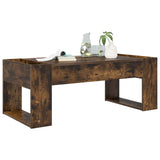 Coffee Table Smoked Oak 110 x 50 x 41 cm Engineered Wood 8000160