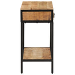 Console Table 70x35x70 cm Solid Rough Wood Mango 374076