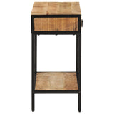 Console Table 70x35x70 cm Solid Rough Wood Mango 374076