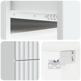 Wall-Mounted Bedside Cabinet 2 pcs White 34.5 x 33 x 40 cm 898976