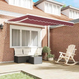 Automatic Retractable Awning Burgundy 300x250 cm 3214970