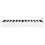 Ottoman Bed Frame with Storage White 120 x 190 cm 3418775