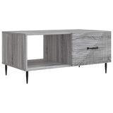 Coffee Table Grey Sonoma 90 x 50 x 40 cm Engineered Wood 894961