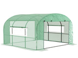 300 x 300cm Walk-In Polytunnel Greenhouse - Green T3398P317639