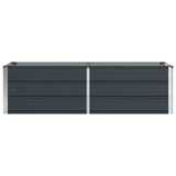 Planter Anthracite 160 x 80 x 45 cm Steel 42018192