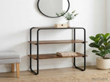 Console Table Smoked Oak 80 x 41 x 75 cm Engineered Wood 8007535
